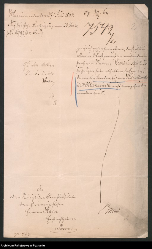 image.from.unit.number "Der Uebertritt polnischer und diesseitiger Untertanen auf preussisches und jenseitiges Gebiet während der polnischen Insurrektion und die dagegen getroffenen Massnahmen."