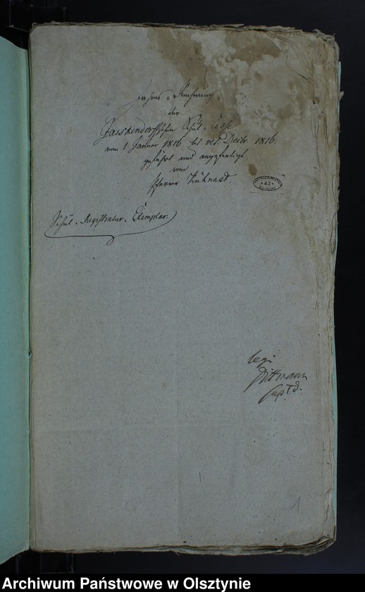 image.from.unit.number "Jahres Rechnung der Jaeskendorffschen-Schul-Casse"