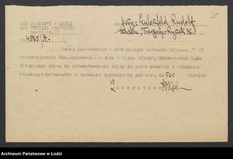 Obraz 9 z jednostki "Rudolf Eulenfeld- restauracja"