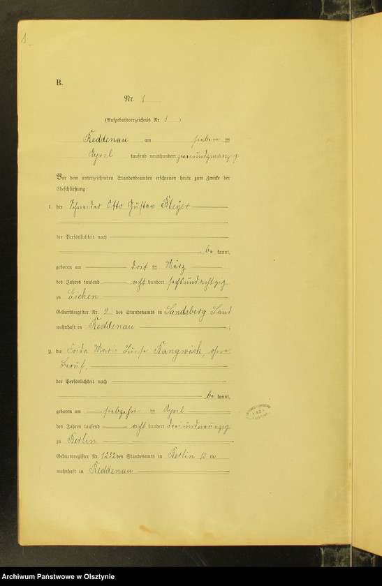 image.from.unit.number "Heiraths-Neben-Register Nr 1 - 17 [ Księga małżeństw - wtóropis ]"