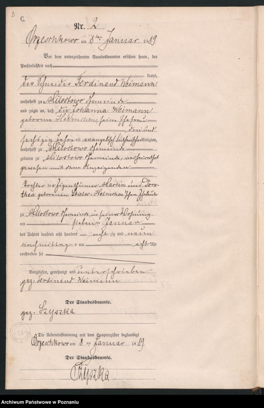 Obraz 5 z jednostki "Księga zgonów"