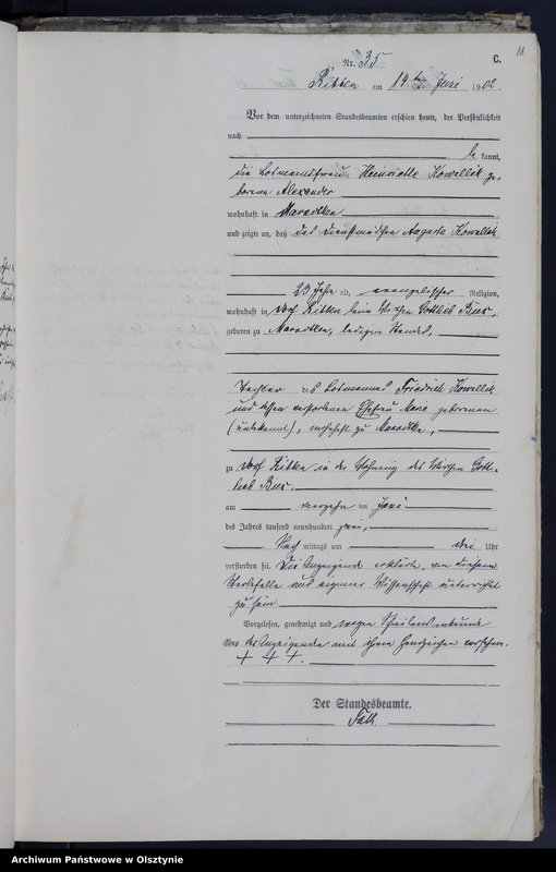image.from.unit.number "Sterbe-Neben-Register Nr 25 - 78"