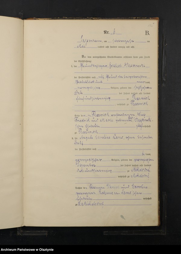 image.from.unit.number "Heiraths-Haupt-Register Nr 1 - 27"