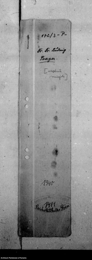 Obraz 4 z jednostki "Prager, Dr. Ludwig - urzędnik miejski"