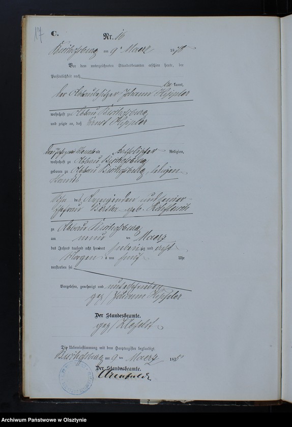 image.from.unit.number "Sterbe-Neben-Register Nr 1 - 149"