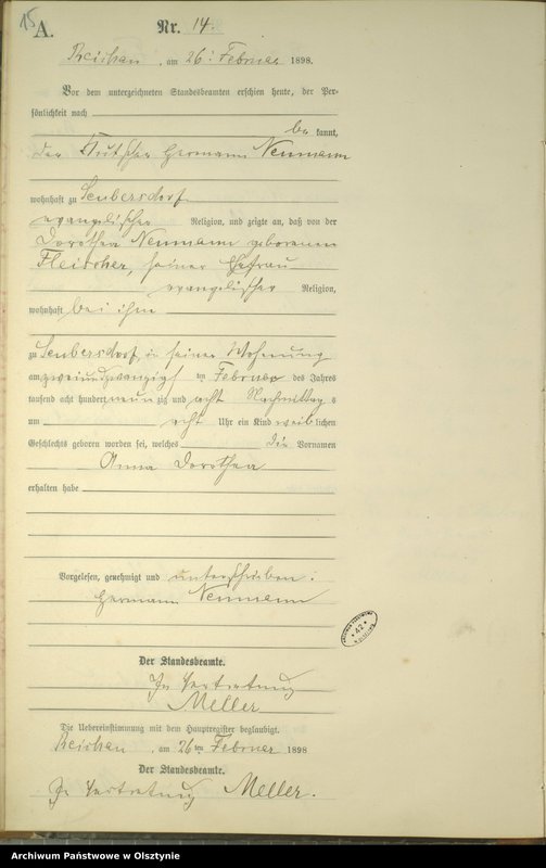 image.from.unit.number "Geburts-Neben-Register Nr 1 - 106"