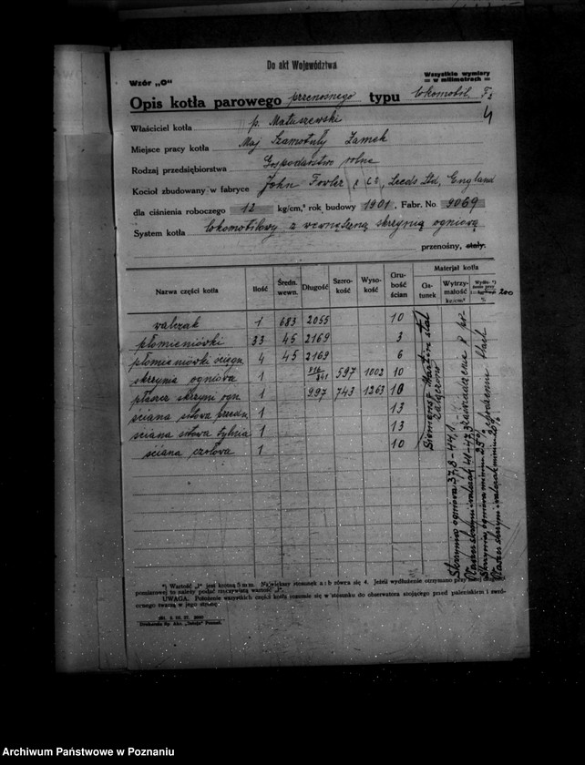 Obraz 8 z jednostki "Majętność Szamotulska własność Matuszewski nr woj. kotła 4275"