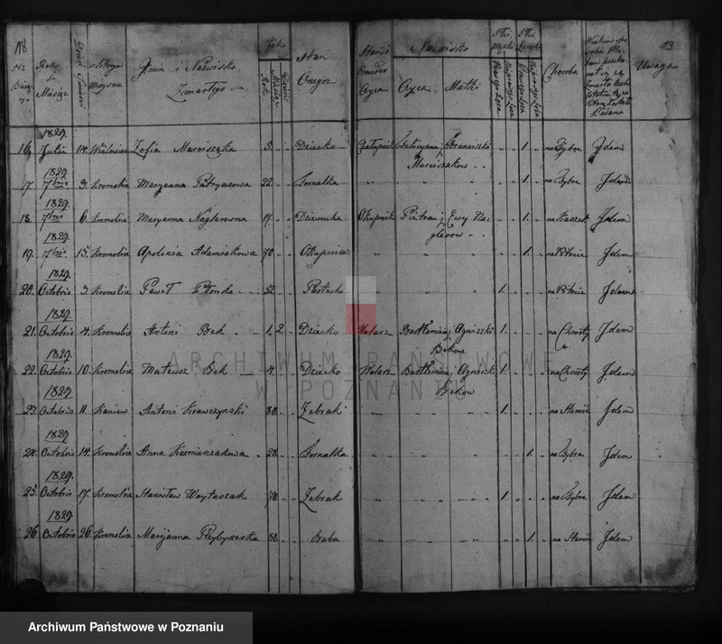 image.from.unit.number "Księga zaślubionych, urodzeń i zgonów"