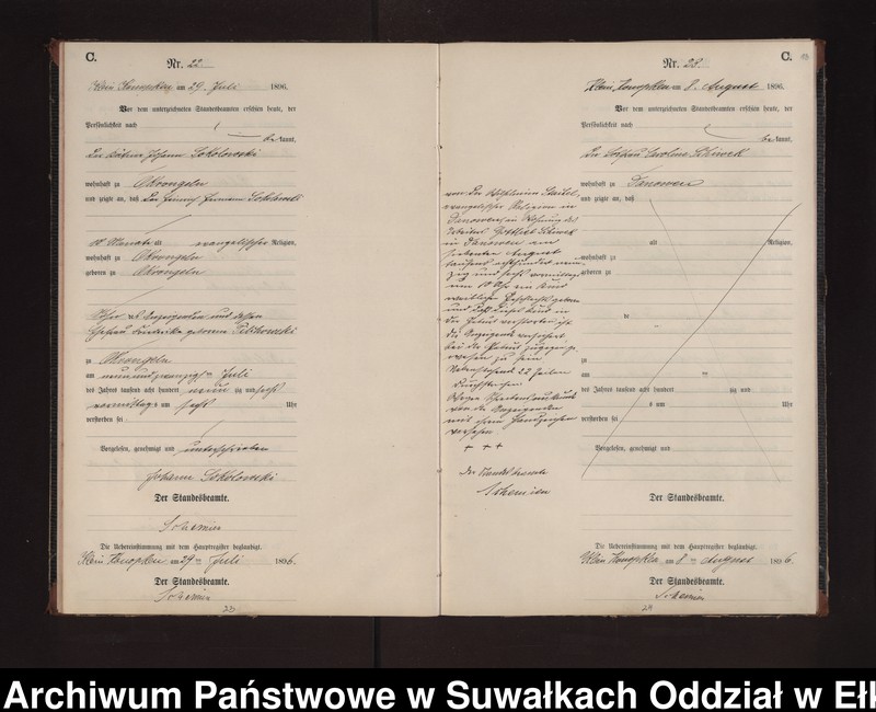 image.from.unit.number "Sterbe-Neben-Register des Preussischen Standes-Amtes Gross Konopken Kreis Loetzen"