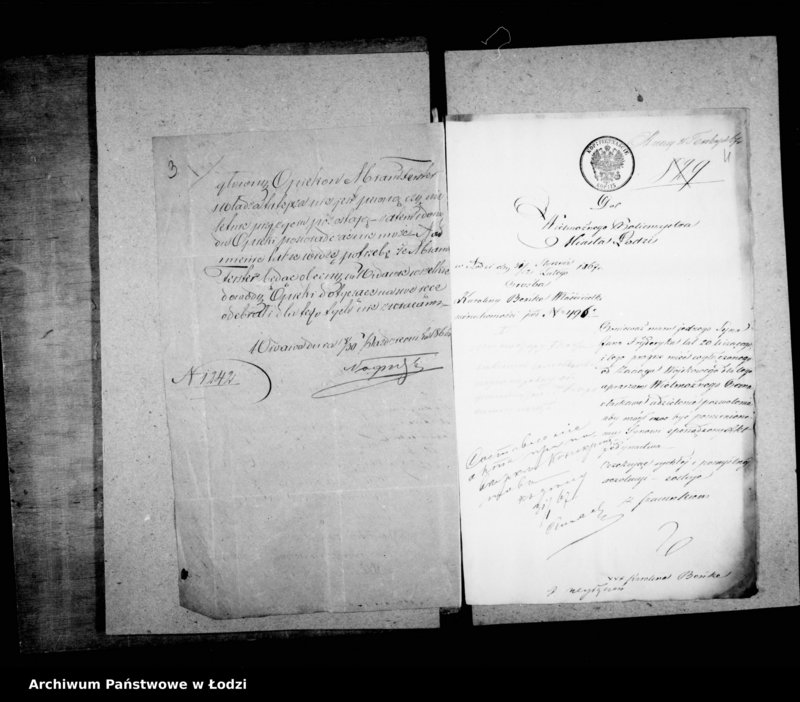 Obraz 8 z jednostki "Akta w przedmiocie dowodów do wyłączeń"