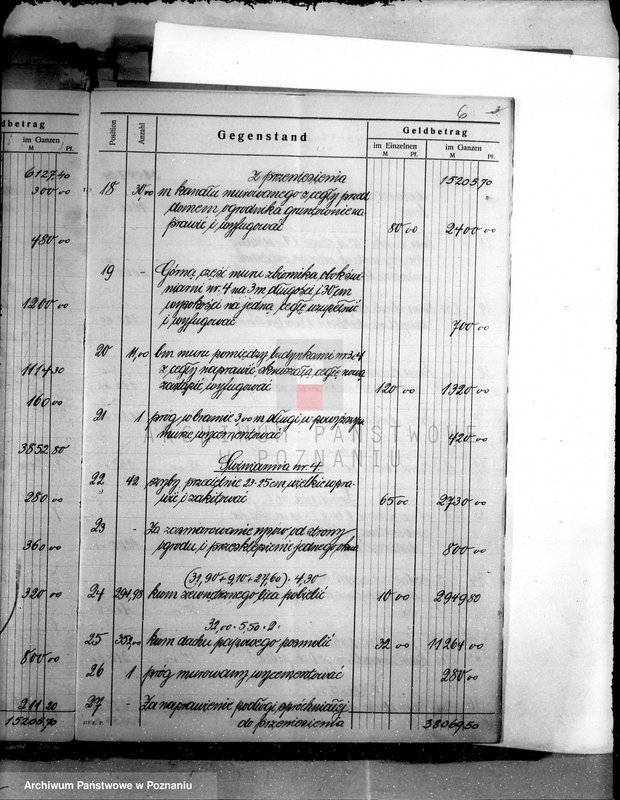 Obraz 10 z jednostki "Sprawy budowlane majątku Kunowo powiat inowrocławski"