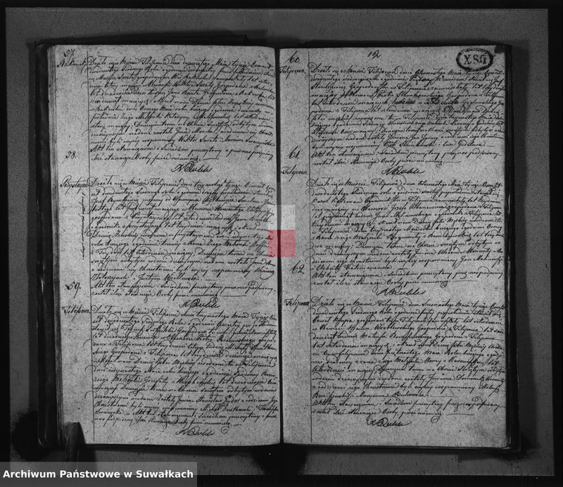 image.from.unit.number "Duplikat Parafii Filipowskiey: to jest Akta Urodzonych, Zeszłych i Zaślubionych z Roku 1827"