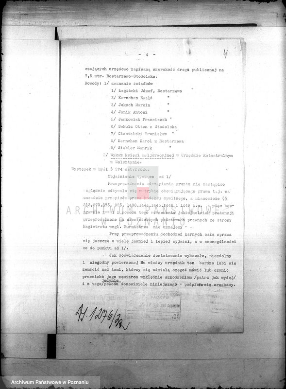 Obraz 9 z jednostki "Członkowie magistratu miasta Rostarzewa"