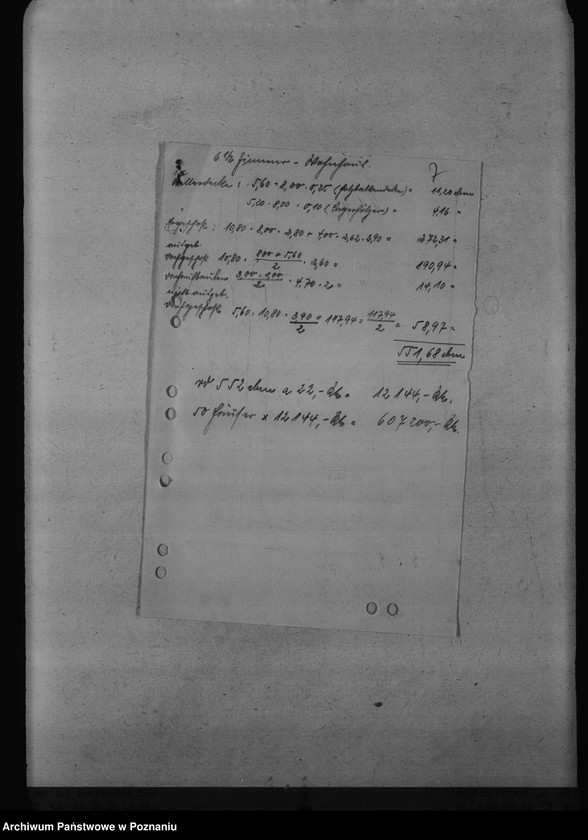 Obraz 11 z jednostki "Errichtung von Holzhäusern in Posen. Kreisschulungsburg. Reichsarbeitsdienst- Baracken, Schlaupe, Kreis Kempen"