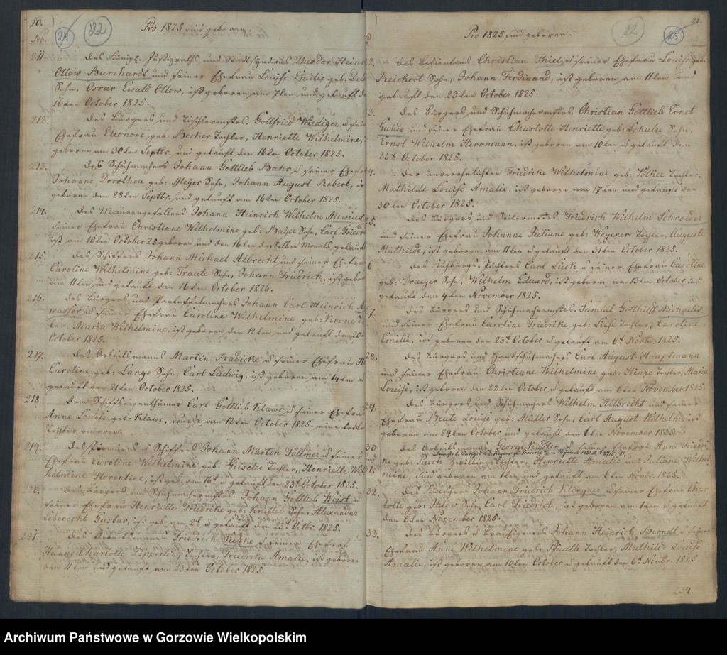 image.from.unit.number "Duplikate der Kirchenbücher der Hauptkirche zu Landsberg an der Warthe"