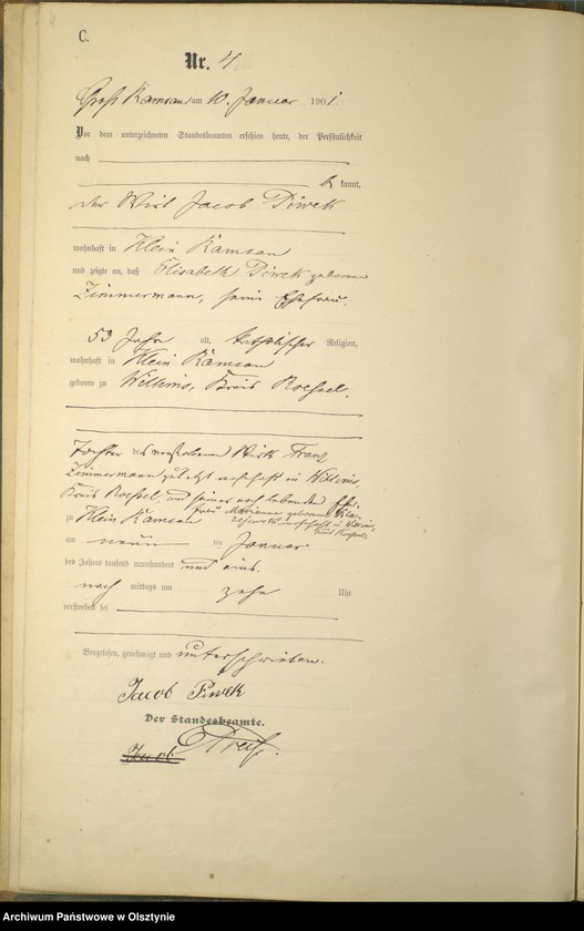 image.from.unit.number "Sterbe-Haupt-Register Nr 1 - 30 i 35 - 49"