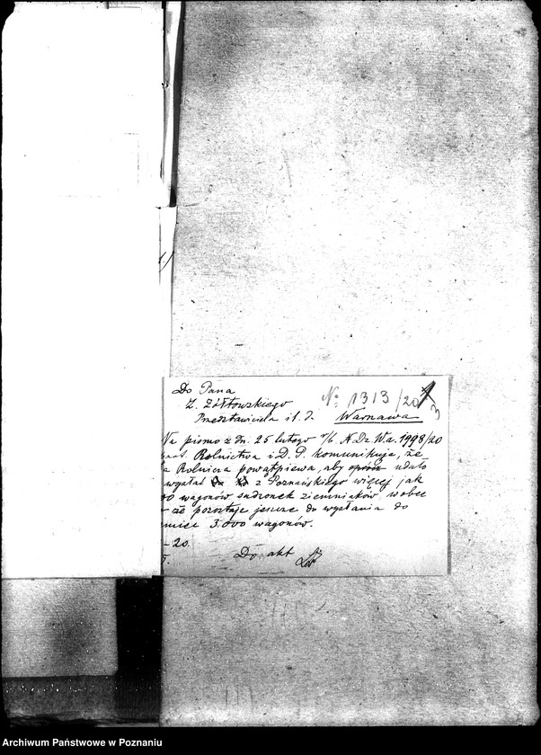 Obraz 7 z jednostki "Sprawy szczegółowo-administracyjne Sadzonki"