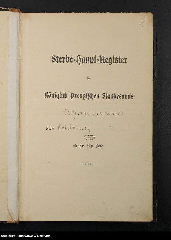 image.from.unit.number "Sterbe-Haupt-Register Nr 1 - 100"