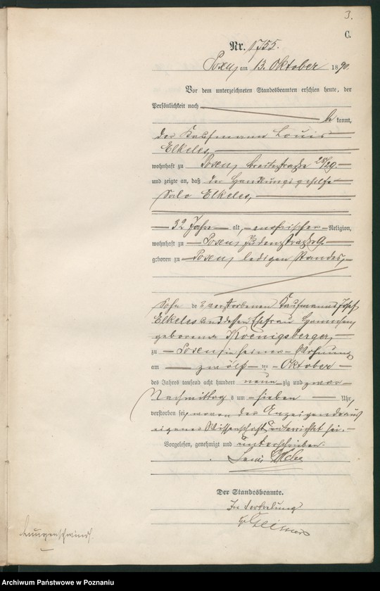 Obraz 6 z jednostki "Księga zgonów t. V"