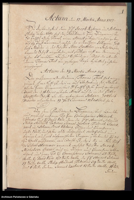 image.from.unit.number "Actum coram Officio […] Johannis Renner Praeconsulis ac Praesidis [17.III.1757-14.III.1758] Johannis Renner nec non Fisci Administratoris [6.IV.1757-25.II.1758] /indeks/"