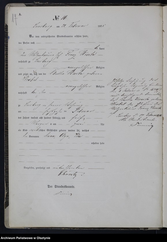 image.from.unit.number "Haupt-Geburts-Register Nr 1 - 125"