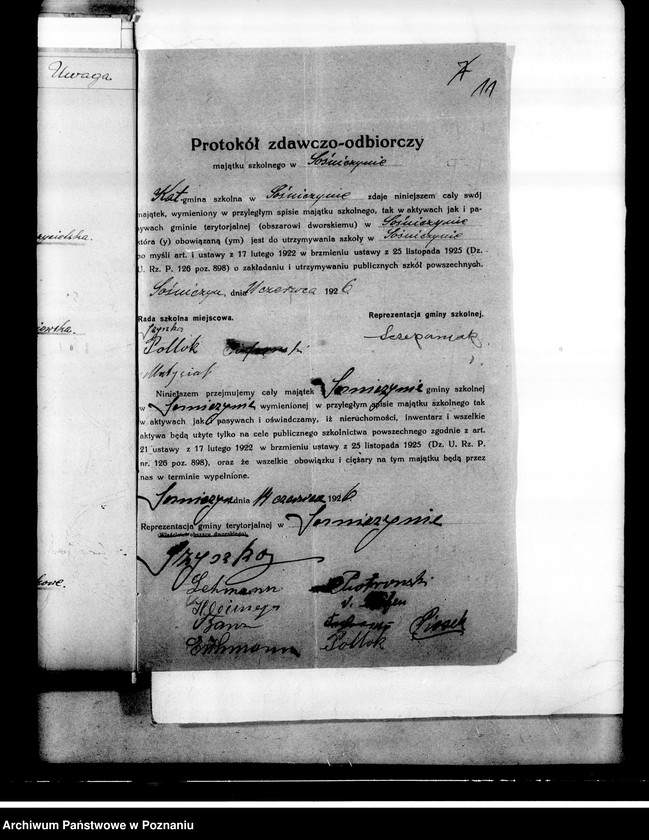 Obraz 14 z jednostki "Szkoła Powszechna- Sośniczyn, powiat Krotoszyn"