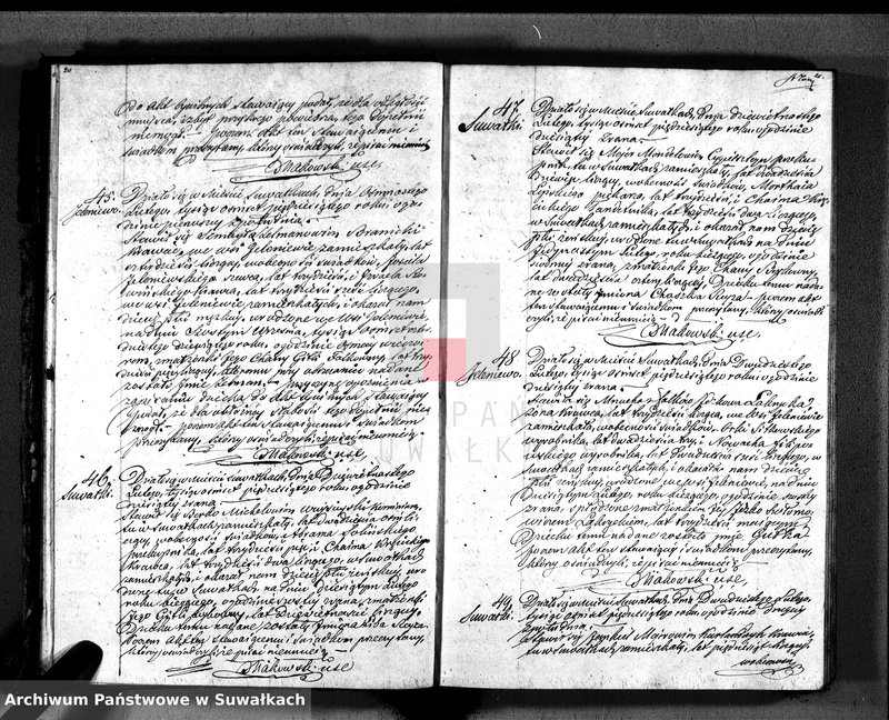 image.from.unit.number "Duplikat. Akta Urzędnika Stanu Cwilnego Wyznania Moyżeszowego Okręgu Suwalskiego z roku 1850"