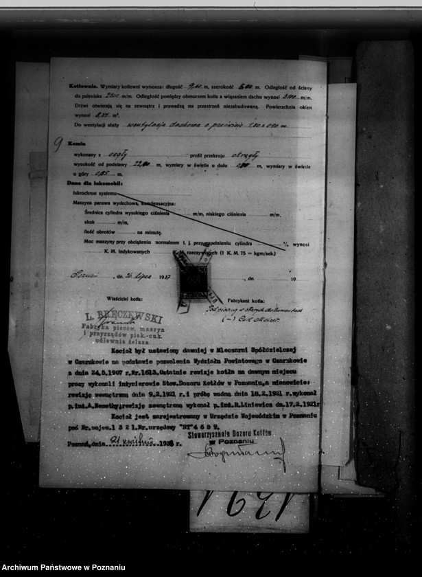 image.from.unit.number "Fabryka marmelady L. Bręczewskiego Poznań - Komandoria nr woj. porz. 1321"