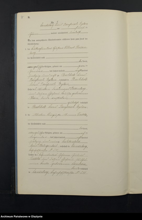 image.from.unit.number "Heiraths-Neben-Register Nr 1 -12 [ Księga małżeństw- wtóropis ]"