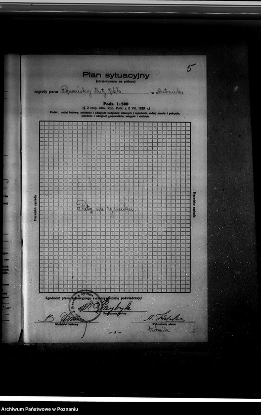 Obraz 9 z jednostki "Zatwierdzenie zakładu przemysłowego szlifierni Firmy Bracia Jakuszewscy w Antoninku powiat poznański"