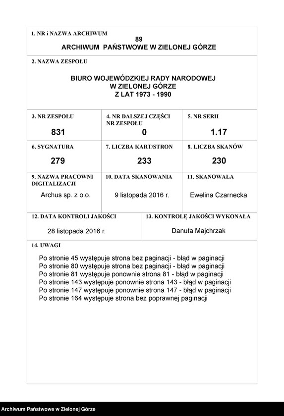 image.from.unit.number "Protokóły z posiedzeń Komisji Zdrowia, Spraw Socjalnych i Ochrony Środowiska Wojewódzkiej Rady Narodowej w Zielonej Górze"