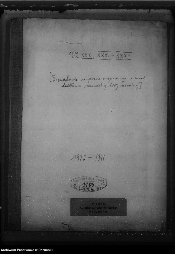 Obraz 4 z jednostki "Zarządzenia w sprawie organizacji i zasad działania niemieckiej listy narodowej"