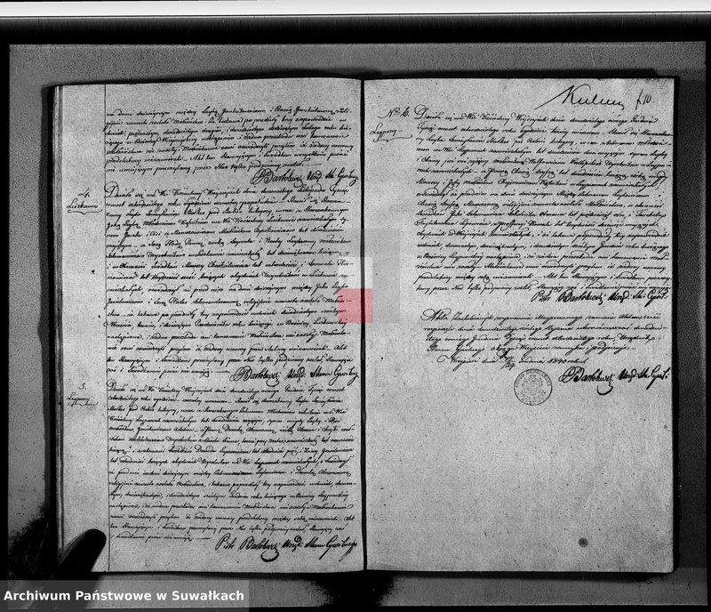 image.from.unit.number "Księga Duplikat Aktow Urodzonych, Zaślubionych i Zeszłych wyznania Mojżeszowego Okręgu Wiejsieie na rok 1840 sporządzona"