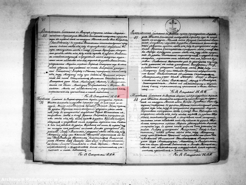 image.from.unit.number "Dublikat aktov o roždenij, brakosočetanij i smerti prichoda Vigry v 1873 godu"
