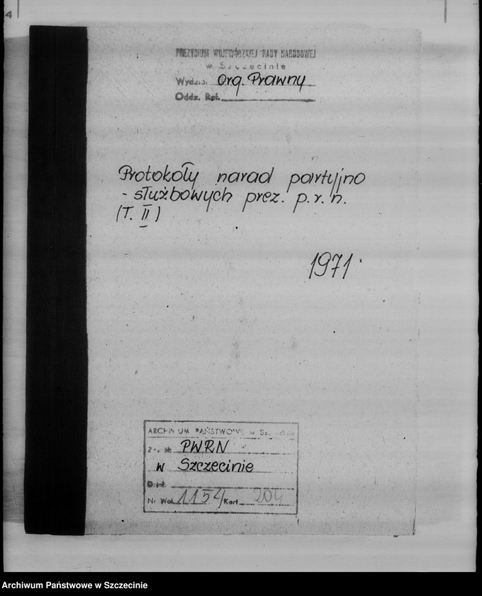 image.from.unit.number "Protokoły narad partyjno-służbowych w prezydiach powiatowych rad narodowych"