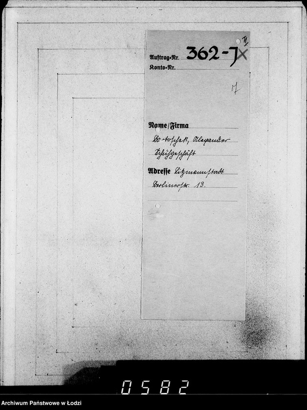 Obraz 11 z jednostki "J.361-375 [Wnioski Żydów z Getta o zwrot należności za pracę lub towar wzięty na kredyt]"