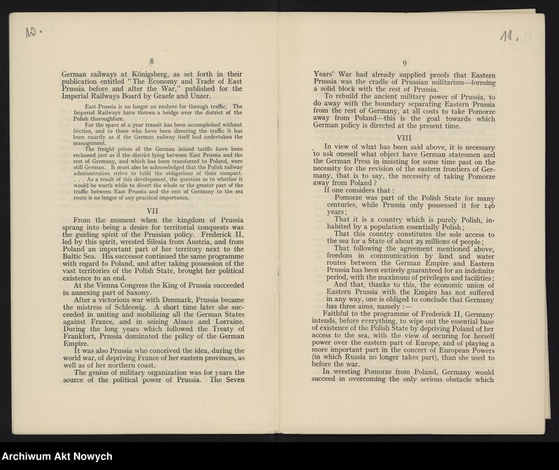 image.from.unit.number ""Poland, Germany and the Sea" by Diplomat, London 1925; Odbitka z "The English Review", Sep. 1925, 2 mapy"