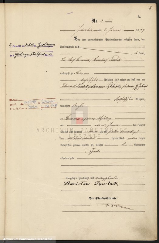 Obraz 6 z jednostki "[Księga urodzeń]"