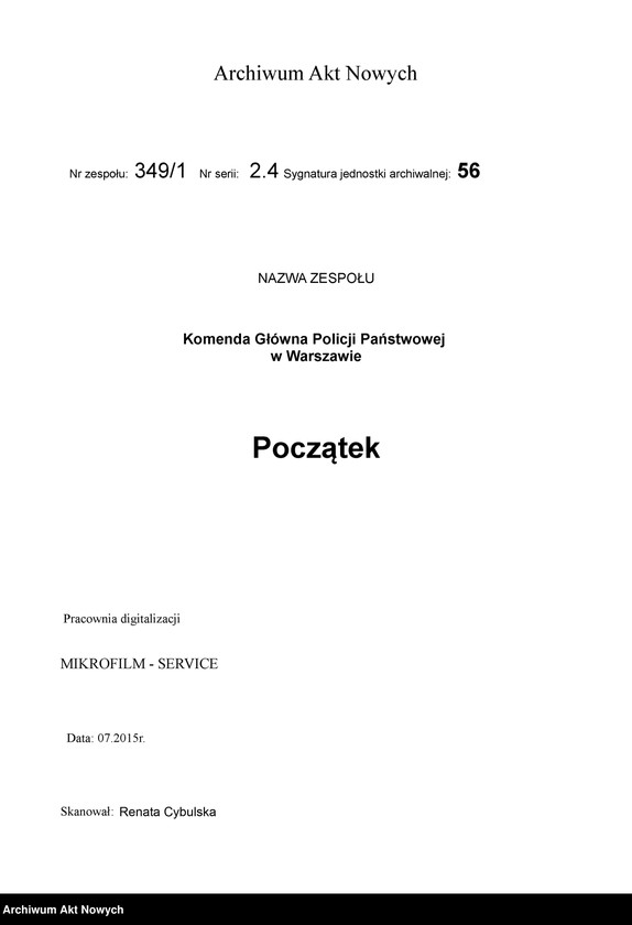 image.from.unit.number "[Lokale zajmowane przez poszczególne urzędy policyjne. Wykazy.]"