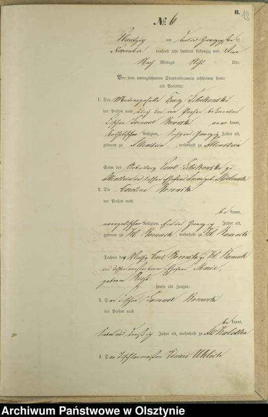 image.from.unit.number "Haupt-Heiraths-Register Nr 1 - 6"