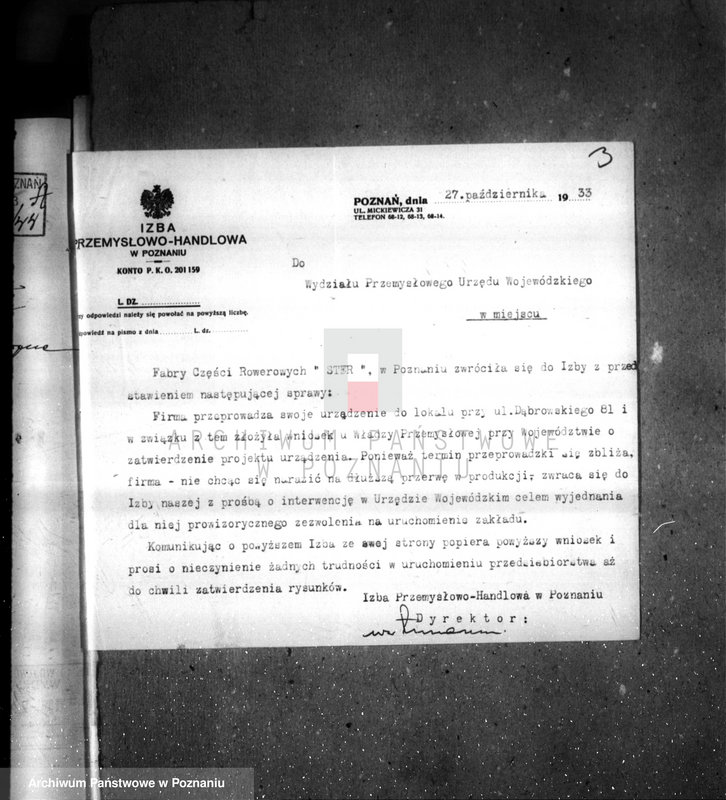 Obraz 7 z jednostki "Zatwierdzenie fabryki części rowerowych Helminy Weinberg w Poznaniu"