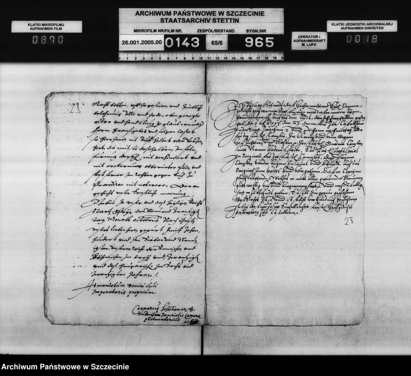 Obraz 19 z jednostki "Die Brüder Karsten und Andreas v. Münchow zu Marsin und Karzenburg / die Erben des Lorenz v. Somnitz zu Bewersdorf: Darlehnsschuld."