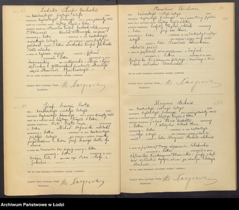 Obraz 20 z jednostki "Akta zgonów"