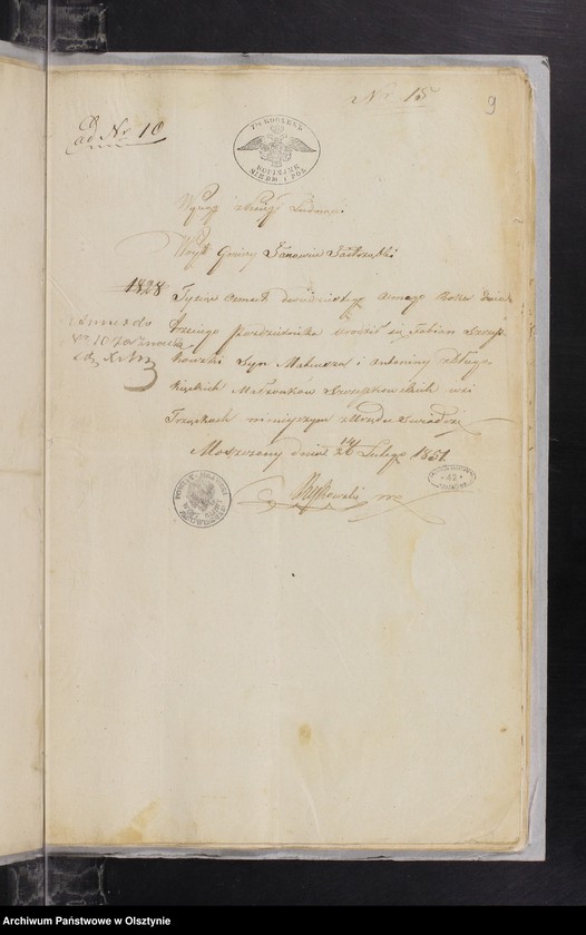 image.from.unit.number "Annexa z parafii Janowiec w roku 1851"