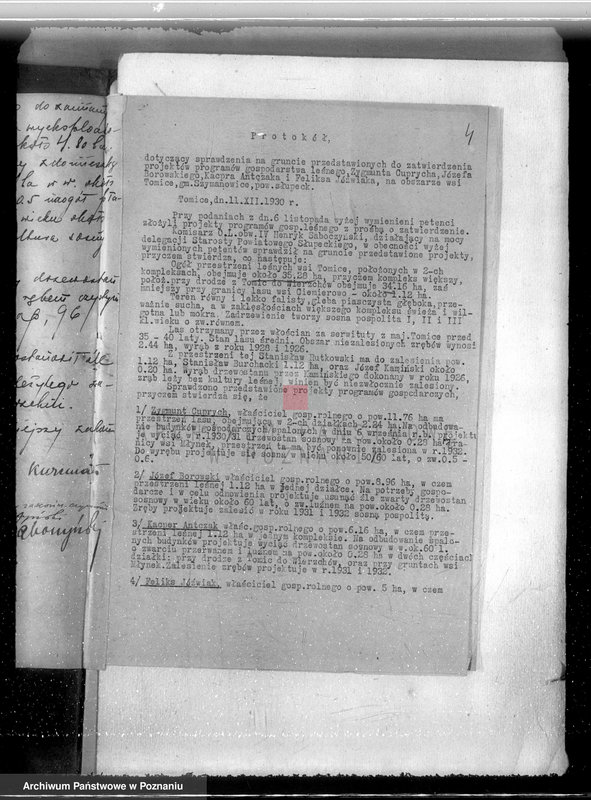 Obraz 8 z jednostki "Gmina Szyminowice powiat koniński /nadzór nad gospodarką leśną/"