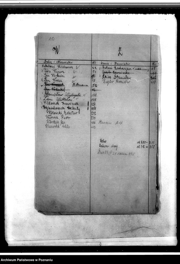 Obraz 14 z jednostki "Rozkazy Komendy Wojewódzkiej, Komendy Głównej. Rozkazy Dzielnicy i raporty kompanii. Rozkazy specjalne, tajne komendanta na województwo Poznań oraz meldunki o stanie ilościowym broni i amunicji. Sprawy dyscyplinarne, grzywny i kary. ...Korespondencja Komendy Powiatowej Zachodniej Straży Obywatelskiej w Międzychodzie"