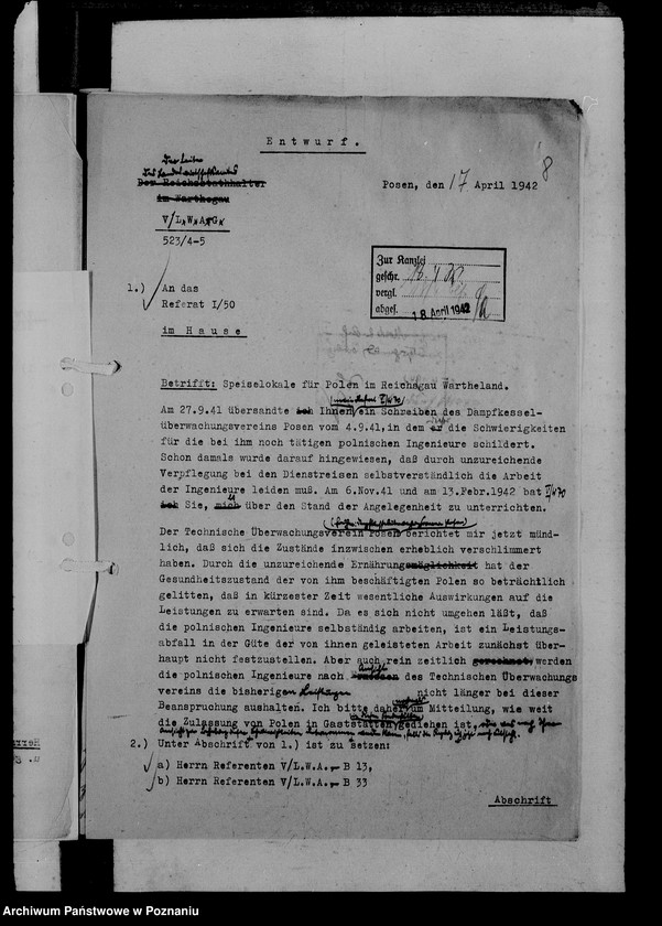 Obraz 12 z jednostki "Przepisy dla ludności polskiej w sprawie korzystania z restauracji"