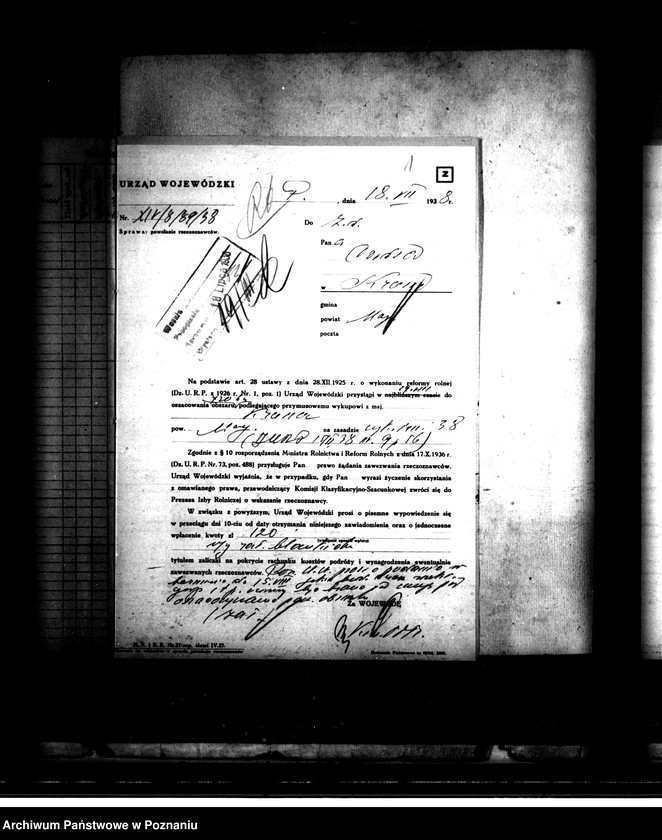 image.from.unit.number "Operat szacunkowy majątku Krusza powiatu mogileńskiego"