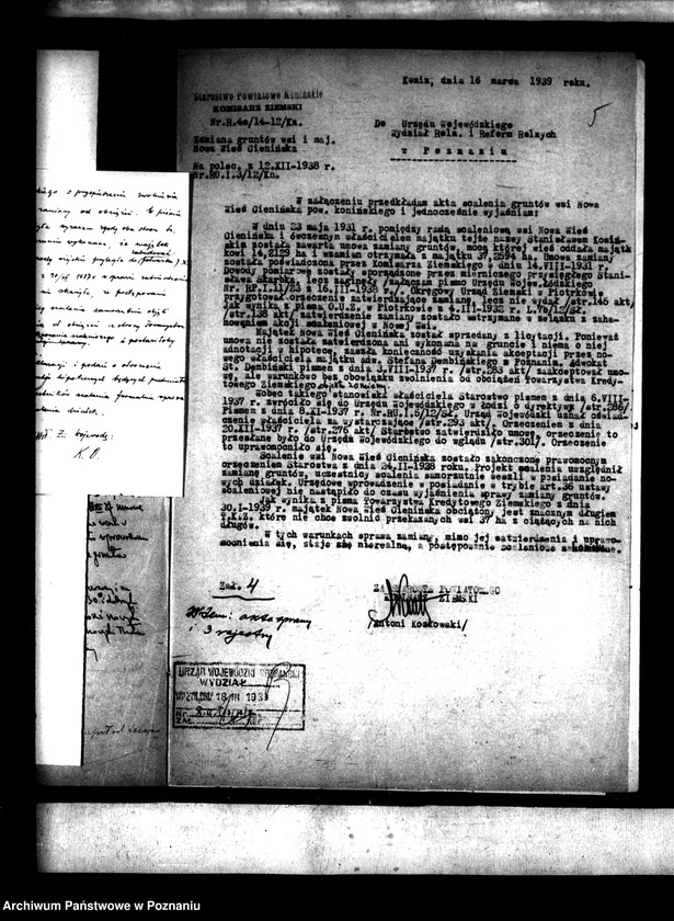 Obraz 9 z jednostki "Scalanie wsi Nowa-Wieś Cienińska powiatu konińskiego"