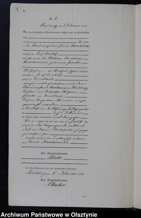 image.from.unit.number "Sterbe -Neben-Register Nr 1-66"